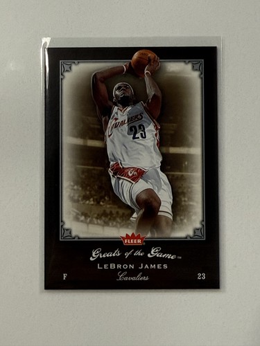 Lebron James #53 — 2005 Fleer Greats of the Game basketball card