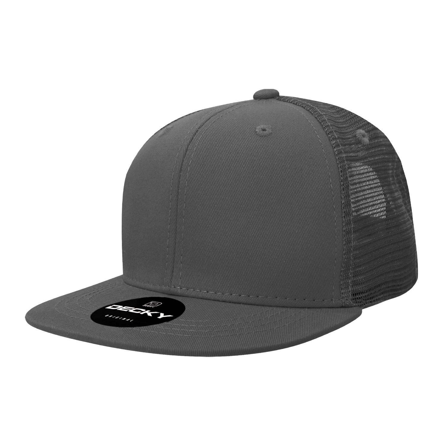2/3/5/10 Pack Of Decky Unisex 6 Panel Structured Cotton Blend Trucker Cap - 6033