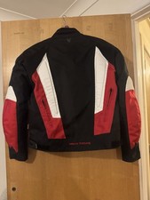 Frank Thomas black knight New Motorbike Jacket Size L  Black & Red
