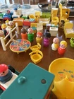 New ListingVintage Fisher Price Little People Lot of 45 Figures Vehicles Furniture