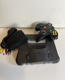 Nintendo 64 N64 Gray Console w/ Tomee Controller, Power Supply & AV Cable