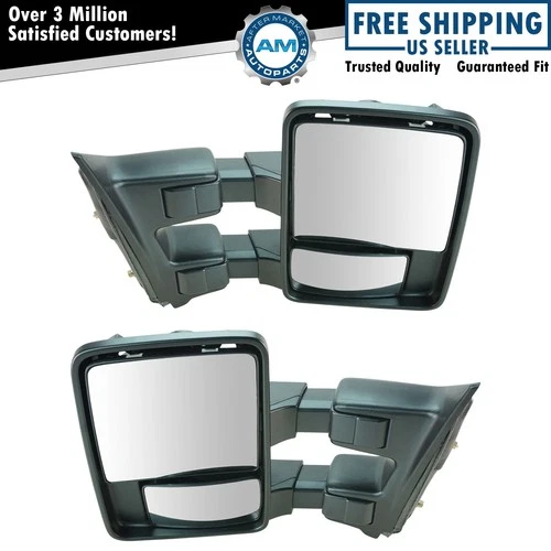 Mirror Manual Chrome & Paint To Match for 11-13 Ford Super Duty Pickup NEW