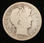 1896-S Barber Half Dollar 50C Good Condition (#SLC00269)