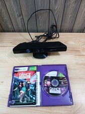 XBOX 360 Kinect Model 1414 with Dance Central Game Pre-Owned