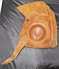 Authentic WW1 Military Western Electric 1A Leather Pilot Flight Helmet WWI-SizeM