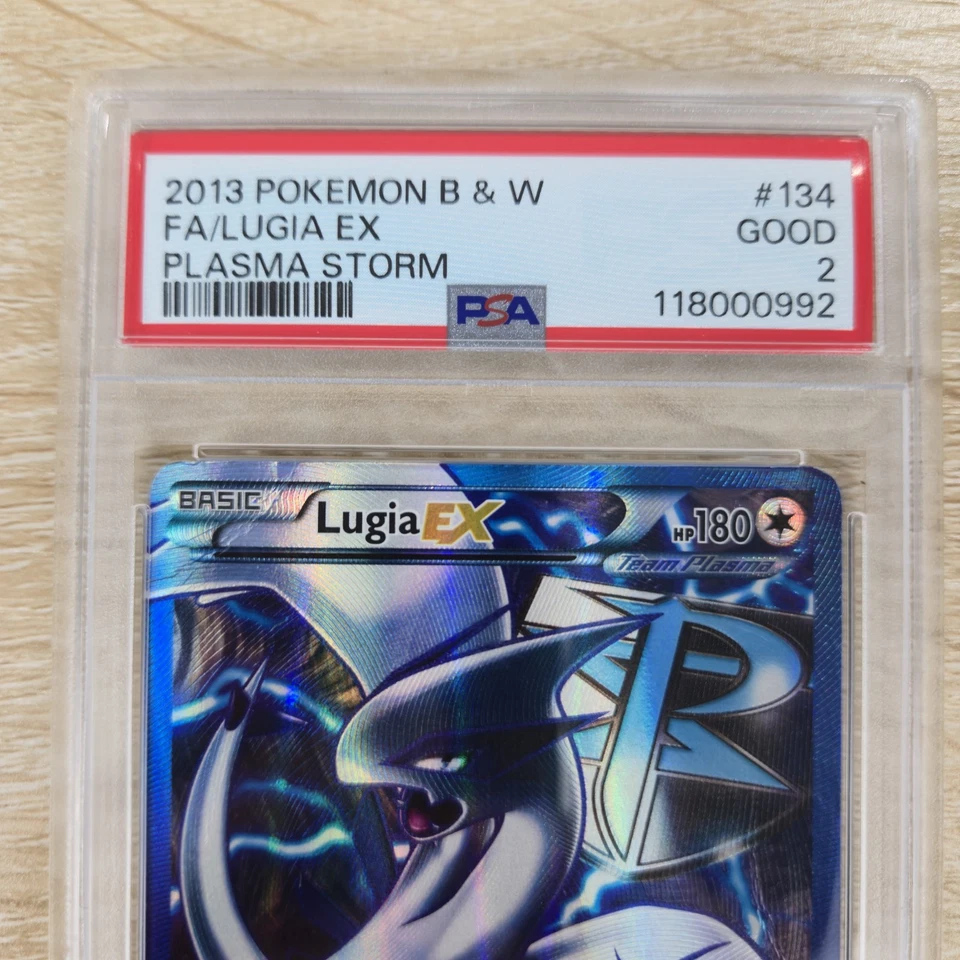 PSA 2 Lugia EX 134/135 Full Art Ultra Rare Plasma Storm Nintendo Pokemon - Image 2 of 4