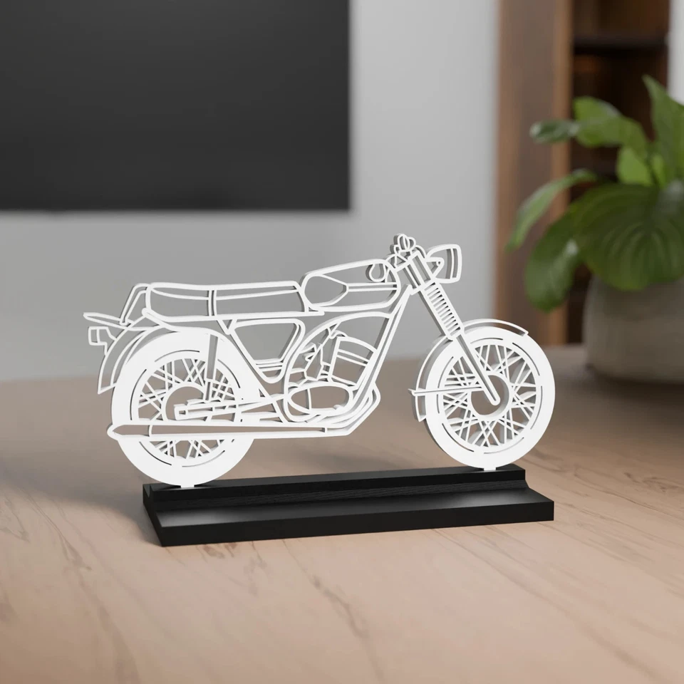 KS 125 Sport Modell 3D Dekoration - Geschenk für Motorradfans - Bild 2 von 3