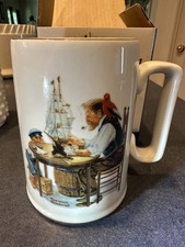 Norman Rockwell's Seafarers Collection For a Good Boy Porcelain Tankard
