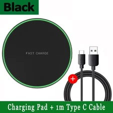 30W Wireless Phone Charger Pad Dock Fast Charge for Samsung iPhone LG Universal