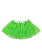 Girls Neon Lime Green Tulle Tutu Love Clovers St. Patrick's Day Skirt XL 14-16 