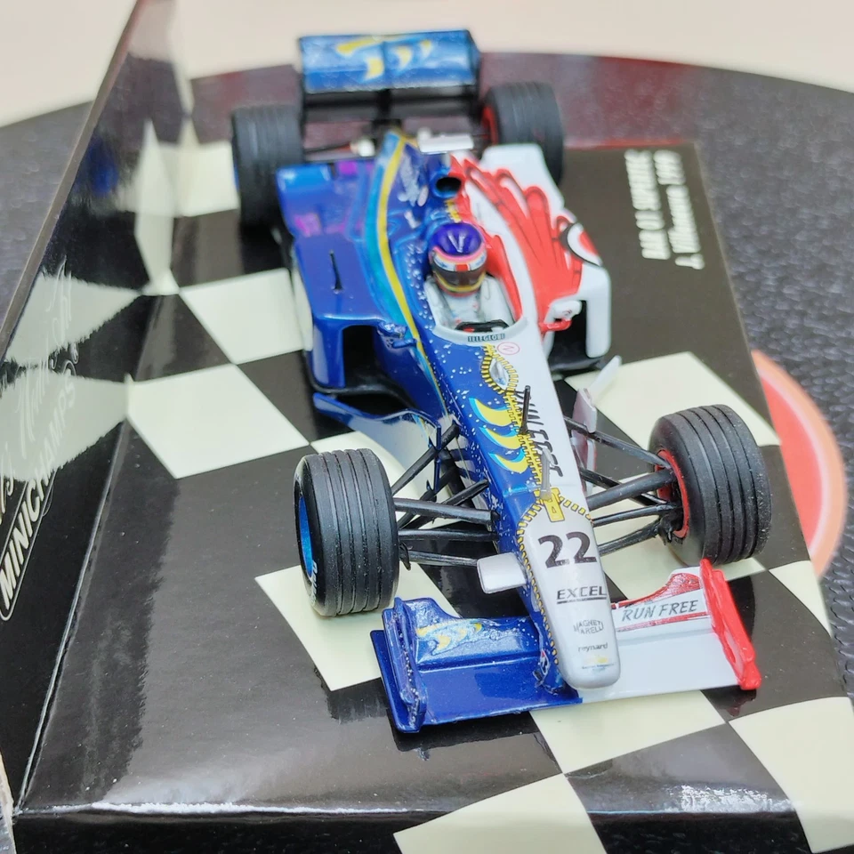 MINICHAMPS 1/43 BAR 01 Supertec 1999 Jacques Villeneuve #22 430990022 - Image 3 of 4