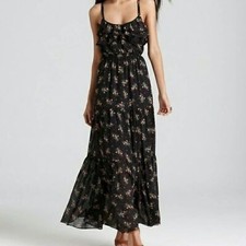 Guess Floral Tiered Maxi Dress Size 2