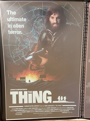 Matt Ferguson John Carpenters The Thing 24x36 - Lavafolie Poster Schraubstockpresse