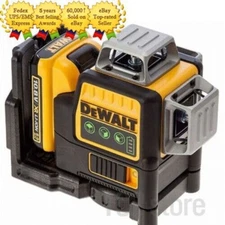  DeWALT DCE089D1G Self Levelling Cross Line Laser 10.8V Green Beam x3 360°