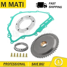 Starter Clutch kit One Way Gear Bearing & GASKET For Yamaha Grizzly 550 09-14