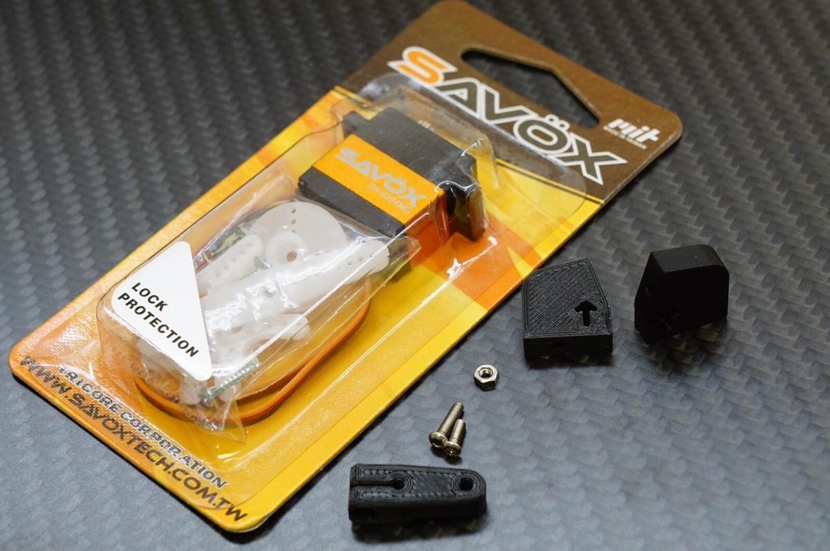 Upgrade Savox SH-0264MG metal gear Micro Servo w/ Mounts for Losi