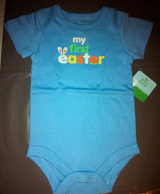 Baby Infant Onsey ''My First easter''- Faded Glory 1 Boy, 1 Girl avail.