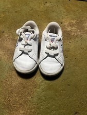 Reebok Classic Leather Shoes Low Cut Lace Up White Toddler Sneakers Size 4.5