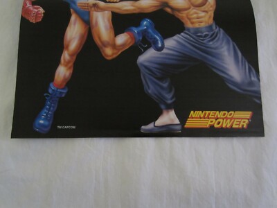Super Street Fighter II 2 (SNES) Super Nintendo Power Poster 1994