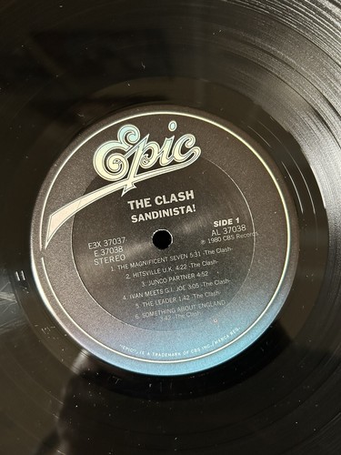 The Clash – Sandinista! LP 1980 Epic – E3X 37037 - Picture 5 of 10