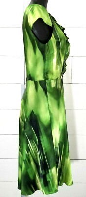 dill green dress Jadee Long Sleeve Mini Dress Green Burnout