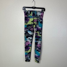TEREZ Performance Leggings Multicolored Camo Print Extra Small XS