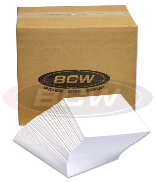 Case of 1000 Bulk Packed BCW Current / Modern Age Comic Book Backer Boards