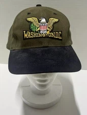 Washington DC Strapback Baseball Cap Adjustable Hat Eagle Logo D.C. USA Capital
