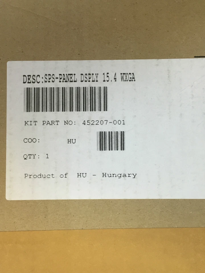 HP Complete Top Half Original NEW 452207-001 15.4" WXGA HD 90 Days RTB Warranty - Image 4 of 4