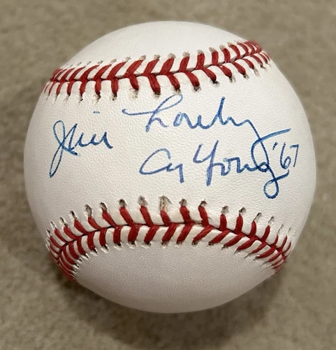 Jim Lonborg Signed Baseball Autographed Boston Red Sox Cy Young