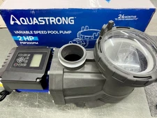 Aquastrong PSP200PM 2 HP, 220V Pool Pump Variable Speed, 10566GPH - Never Used