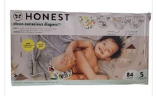 The Honest Company Clean Size 5 Count 84 Four Print Pack