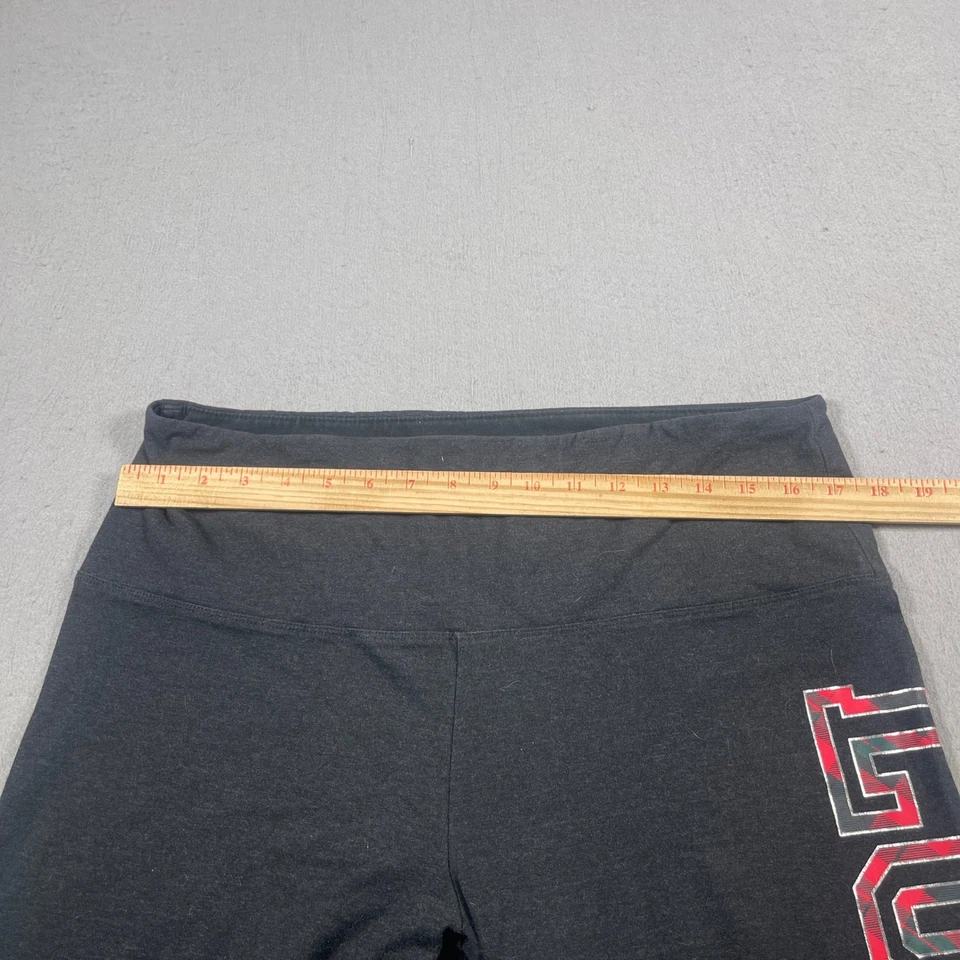 Victoria's Secret PINK Leggings Women XXL Black Love Pink High Rise Stretch - Image 4 of 4