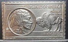 1913 Buffalo Nickel (No Mound) 1973 Mort Reed Numistamp Serial #2948