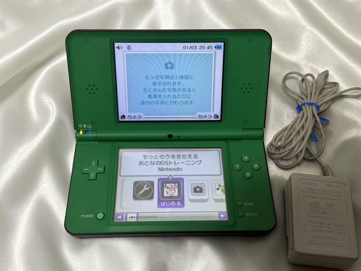 EXC] Nintendo DSi LL XL DS Green Console Japan Tested NTSC-J w