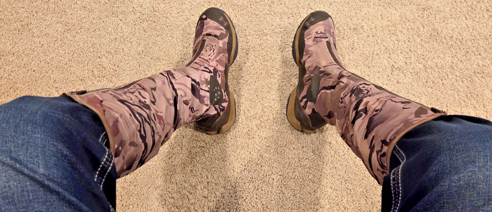 Men's UNDER ARMOUR CAMO BOOTS Hunting Camping Fishing 20" Tall size 12 Thee IBM
Opens in a new windo