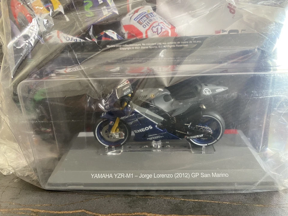 ALTAYA MOTO GP 1/18 YAMAHA YZR M1 JORGE LORENZO 2012 GP SAN MARINO - Photo 1/1