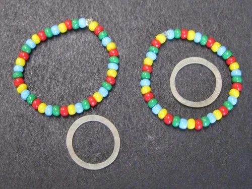 *BEADED HAIR BANDS ONLY* jewelry PJ New N Groovy/Sun Malibu 1969 vtg Barbie Doll