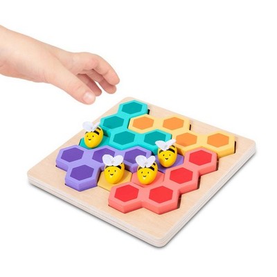 Holzpuzzle Spiele Farbsortierungs Puzzle Matching Spiel für