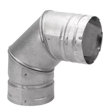 Duravent 3 Inch Steel 90 Degree Chimney Elbow Pellet Vent Stove Exhaust Pipe-New