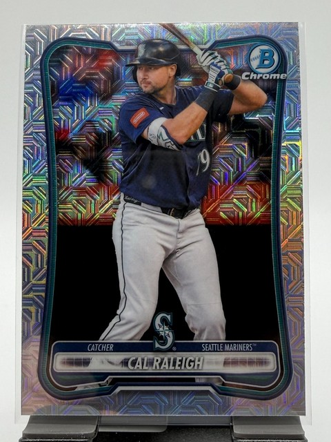 2026 Bowman Chrome - Cal Raleigh #86 Mojo Refractor Seattle Mariners