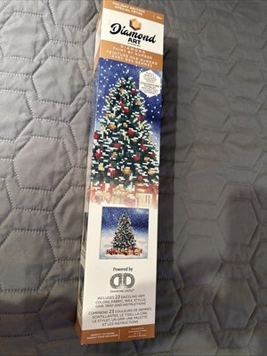 Diamond Art/Diamond Dotz Diamond Paint By Number Christmas Tree BRAND NEW!