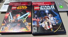 PS2 Lego Starwars & Starwars 2 the Original Trilogy Tested Working