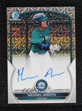 2023 Bowman Chrome Prospect Mega Box Auto Michael Arroyo #BMA-MA Auto 6e0