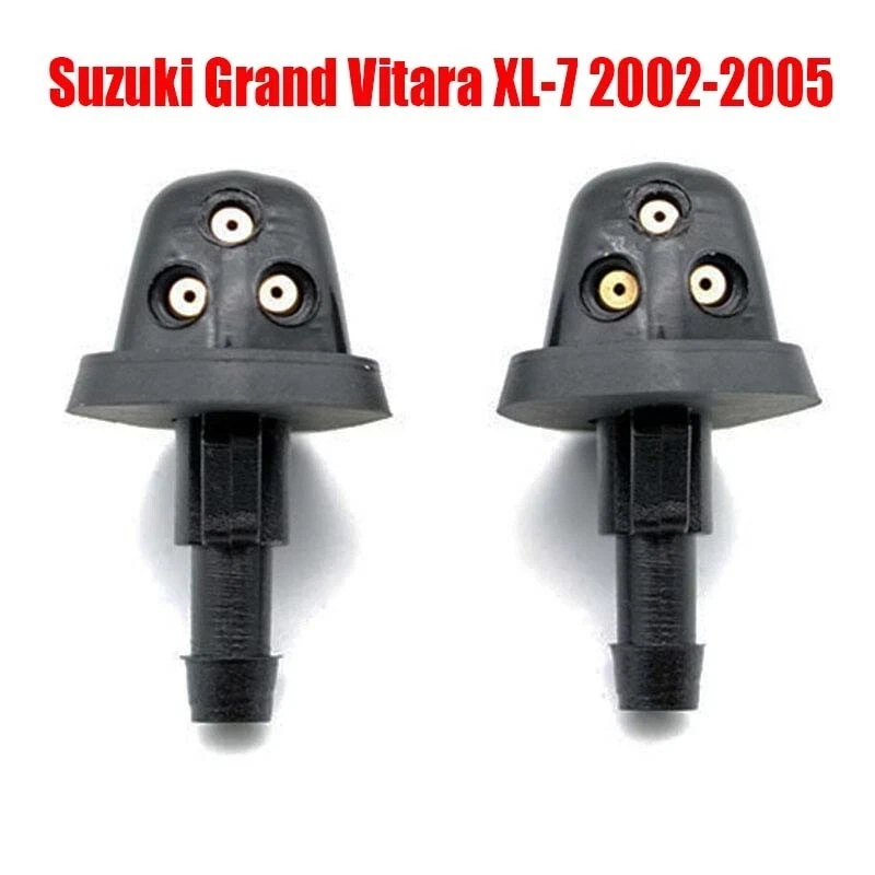 Boquilla de lavado de parabrisas delantero 2 piezas - ajuste directo para Suzuki Grand Vitara 2002-05 Foto 4 de 4