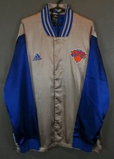 MENS ADIDAS NBA NEW YORK KNICKS 2014/2015 BASKETBALL SHIRT BOMBER JACKET SIZE XL