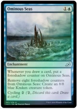 MTG Ominous Seas Ikoria: Lair of Behemoths 061/274 FOIL Magic The Gathering -NM