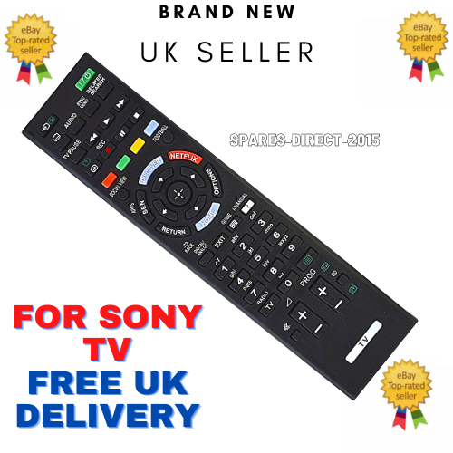 Sony Bravia RMYD102 RMED058 Netflix 3D TV Remote Control for KD