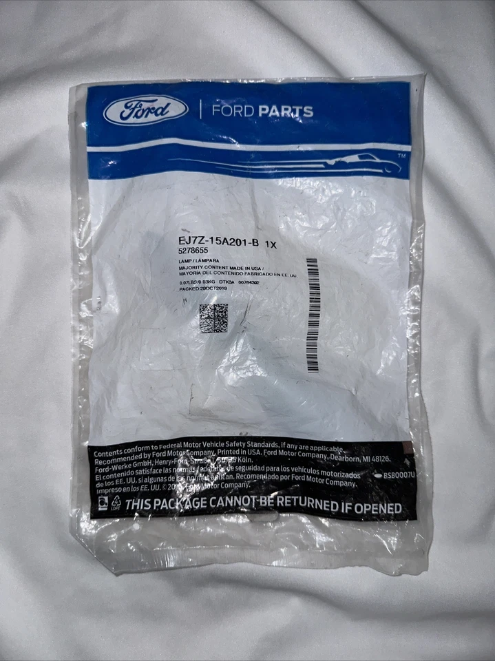 Conjunto de lámpara original Ford EJ7Z15A201B OEM nuevo sellado Foto 2 de 4