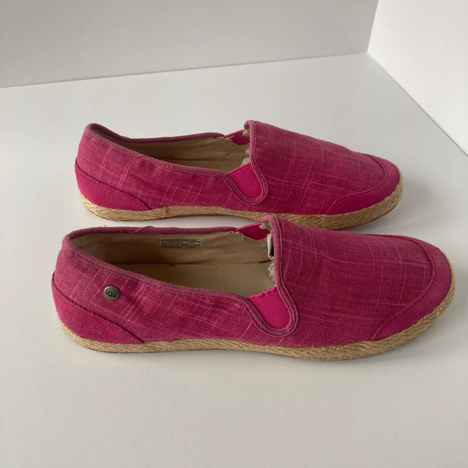 Mocassini slip on UGG Delizah donna 10 rosa scarpe basse casual comode #1002886